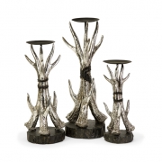 Antler Candleholders - Set of 3