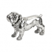 Maximus Stick Silver Dog Statue