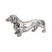 Oscar Stick Silver Dog Statue