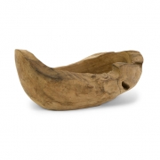 Macaque Long Teakwood Bowl