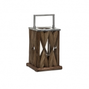 Santiago Small Wooden Lantern