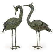 Metal Coastal Birds - Set of 2