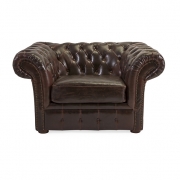 Morgan Tufted Leather Chair