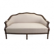 Christine Carved Wood Sofa