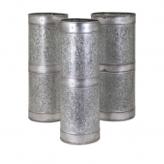 Sawyer Galvanized Planters - Set of 3