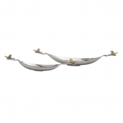Oblong Bird Bowls - Set of 2