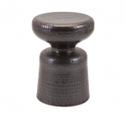 TY Cowboy Hammered Metal Stool