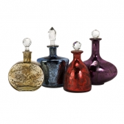 Moulin Glass Decanters - Set of 4
