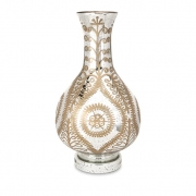 Carmina Oversized Etched Glass Vase
