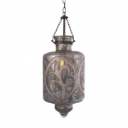 Badan Etched Glass Pendant Light