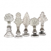 Laila Glass Finials - Set of 5