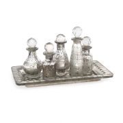 Macaire Mini Bottles with Trays - Set of 6