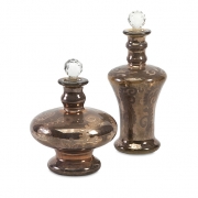 Hales Copper Glass Bottles - Set of 2