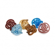 Glass Rope Knots - Set of 6