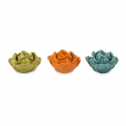 Chelan Flower Candleholders in Gift Box - Set of 3