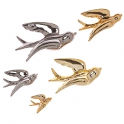 Nightengale Ceramic Wall Bird - Set of 5