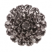 Metallic Large Ceramic Wall Flower