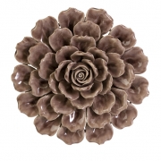 Magdalyn Mauve Ceramic Wall Flower