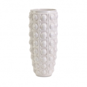 Nebulis White Ceramic Vase