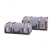 Rayonda Stripped Trunks - Set of 2