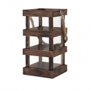 Nima Tall Wood Lantern