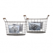 Ella Elaine Farm Baskets - Set of 2