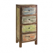 Aletta Recycled Wood 4-Drawer Chest