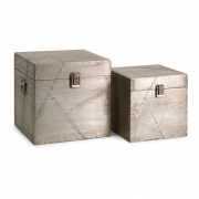 Jensen Aluminum Clad Boxes - Set of 2