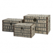 Central Line Storage Trunks - Set of 3