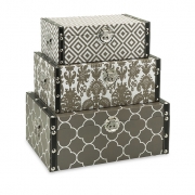 Essentials Storage Boxes - Taupe