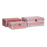 Essentials Melon Sorbet Storage Boxes - Set of 3