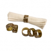 Omiska Napkin Rings - Set of 6