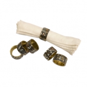 Prestige Napkin Rings - Set of 6