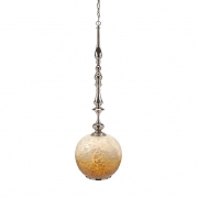 Caledonia Amber Capiz Shell Pendant