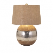 Nessa Wood and Metal Clad Lamp