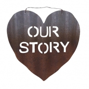 Our Story of Love Metal Wall Décor