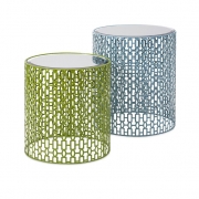 Essentials Reflective Mirrored Tables - Set of 2