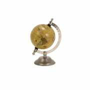 Colony Globe with Nickel Finish Base