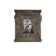 Small Hamlin Carved Wood Frame