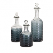 Beth Kushnick Calgary Glass Bottles - Set of 3