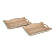 Hathaway Wooden Trays - Set of 2