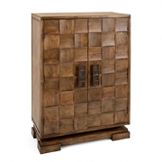 Cahan 2-Door Wood Tile Cabinet