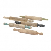 Hennie Wood Rolling Pins - Set of 5