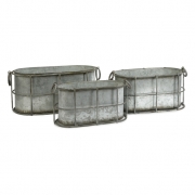 Chandler Metal Tubs - Set of 3