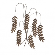 Meyeul Champagne Leaf Wall Hanger