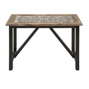 Meredith Scroll Top Console Table