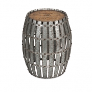Gibbs Wood and Metal Barrel