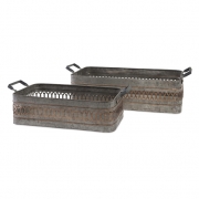 Stanley Iron Bins - Set of 2