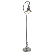 Nickel Station Floor Lamp