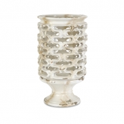 Calandra Handmade Clay Lantern on Base